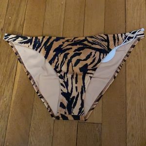 Tori Praver Marlowe Tiger Print Bikini Bottoms